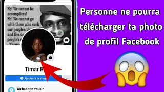 Comment protéger votre photo de profil Facebook contre tout téléchargement et capture décran [upl. by Jakoba]