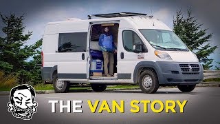 DIY Camper Van Build from Start to Finish  Tour and Recap [upl. by Konikow527]