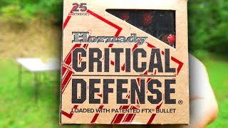 Hornady CRITICAL DEFENSE Ballistics Gel Tests [upl. by Riti]