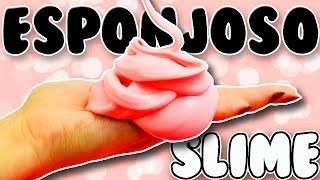 Tutorial Haz SLIME ESPONJOSO facil  Sin BORAX [upl. by Hamel48]