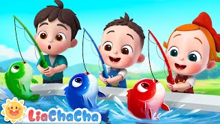 12345 Once I Caught a Fish Alive  Number Song  Kids Songs amp Nursery Rhymes  LiaChaCha [upl. by Aidam]