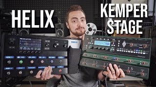 Which One Would I Buy Kemper Stage vs Helix [upl. by Alain97]