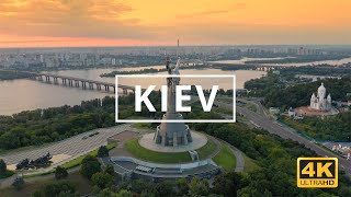 Kiev Ukraine 🇺🇦  4K Drone Footage [upl. by Trin69]