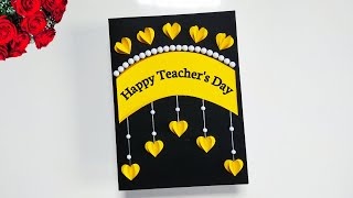 Teachers day special card  How to make Teachers day card easy  Beautiful Teachers day card simple [upl. by Naresh729]