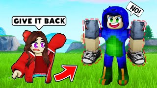 ROBLOX STEAL BODY PARTS 😂 AyushMore EktaMore [upl. by Bible]