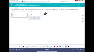 ALEKS Interconverting molar mass and density [upl. by Xylina]