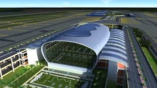 Navi Mumbai International Airport underconstruction2024 [upl. by Ecinaj]