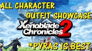 Xenoblade Chronicles 2  All Character Outfits Showcase [upl. by Ethben]