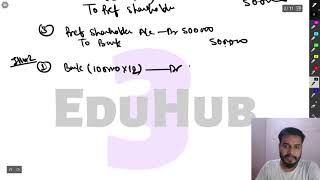 03 Illustration 2  Chapter 7 Redemption of Preference Shares  Accounting [upl. by Eisenstark]