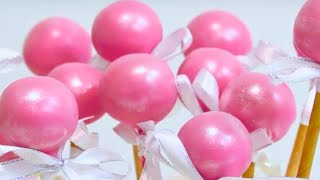 How to make CAKE POPS at home [upl. by Aymahs]