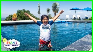 Ryans Family New House Tour and New Swimming Pool [upl. by Aihsemek]