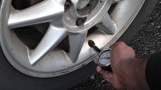 How to Check Tire Pressure  Checking Tire Pressure [upl. by Nahttam]