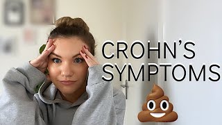 CROHNS DISEASE SYMPTOMS  Becki Babbles [upl. by Graham]