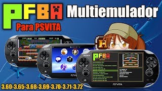 Multiemulador PFBA para PSVITA Tutorial  Roms [upl. by Zetnod]