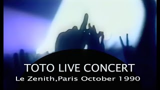 TOTO  Live In Paris 1990 HD 720p Transfer [upl. by Ayahsal]