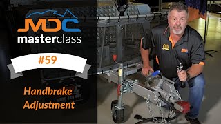 Handbrake Adjustment  MDC Masterclass 59 [upl. by Elamaj]