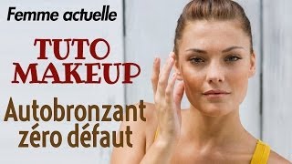 Autobronzant zéro défaut  les astuces dapplication  Tuto maquillage [upl. by Kciderf]