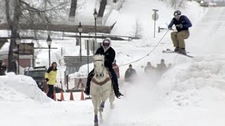 Crazy Winter Sport Skijoring  Season Pass [upl. by Stratton]