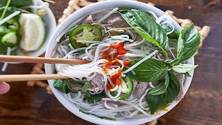 TRADITIONAL PHO RECIPE Authentic Vietnamese Pho Noodle Soup [upl. by Oribel699]