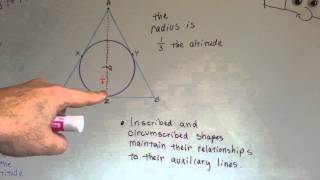 Radius of Inscribed Circle Theorem Geometry 194 [upl. by Nired]