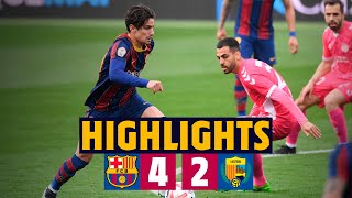 HIGHLIGHTS  Barça B 4–2 Llagostera  Collado stunner completes amazing comeback 🔥 [upl. by Rosemari]