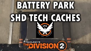 Division 2  Battery Park  SHD Tech Cache Locations [upl. by Goldsmith894]