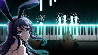 Seishun Buta Yarou wa Bunny Girl Senpai no Yume wo Minai ED  quotFukashigi no Cartequot Piano [upl. by Magda734]