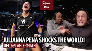 Julianna Pena turns the UFC upside down UFC 269 Aftermath [upl. by Leber]