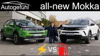 allnew Opel Mokka FULL REVIEW EV Mokkae vs Mokka petrol 2021 Vauxhall Mokka [upl. by Atreb]