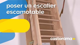 Poser un escalier escamotable Castorama [upl. by Sisely]