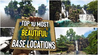 ARK Lost Island  Top 10 Most BEAUTIFUL Base LOCATIONS [upl. by Honorine612]