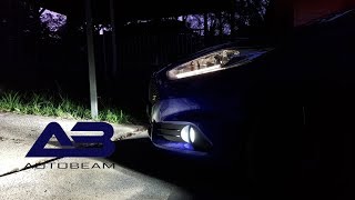 Autobeam LED Fog lights Install Fiesta ST MK7 75 [upl. by Aztinaj345]