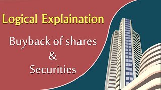 Buyback of shares and securities  Logic Explained  CA Inter Advanced Accounting  JanMay 2025 [upl. by Rovelli667]