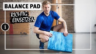 Produktvorstellung Balance Pad  Koordination amp Beweglichkeit  SportThieme [upl. by Eelarual]