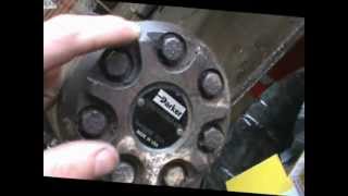 how to disassemble a parker hydraulic wheel motor [upl. by Brod]