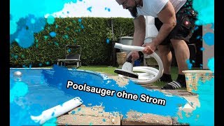 Poolsauger ohne Strom [upl. by Randal]