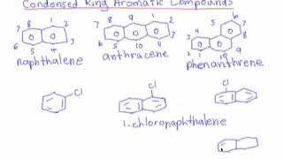 130 Polycyclic Aromatic Compounds Naphthalene Anthracene amp Phenanthrene [upl. by Orlan]