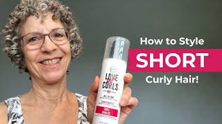 How to Style Short Curly Hair [upl. by Yedok474]