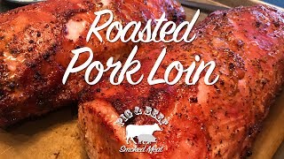 Roasted Pork Loin  On a Traeger Wood Pellet Grill [upl. by Afirahs]