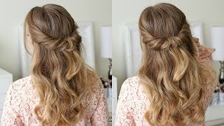 Looped Half Updo  Missy Sue [upl. by Amby]