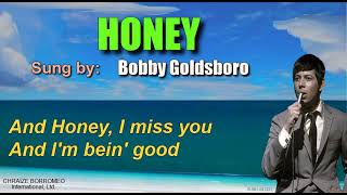 HONEY  Bobby Goldsboro with Lyrics [upl. by Letitia753]