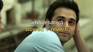 ambarsariya slowed  reverb [upl. by Gage258]