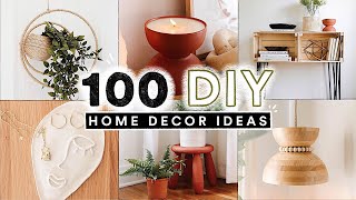 100 DIY HOME DECOR IDEAS  HACKS You Actually Want To Make ✨ Full Tutorials [upl. by Eiddet892]