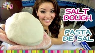 How to make Salt Dough  Cómo hacer masa de sal [upl. by Htessil238]