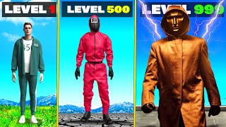 Level 1 SQUID GAME to Level 1000000000 in GTA 5 [upl. by Dave]