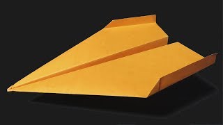 como hacer un avión de papel fácil que vuela mucho y lejos paper airplane [upl. by Marga]