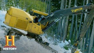 Ax Men Dangerous Job on an Icy Mountain Season 10  History [upl. by Nancee]