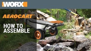 How to Assemble the WORX Aerocart [upl. by Ahseila]