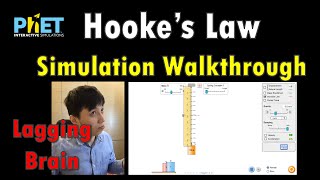 Hookes Law Simulation Walkthrough  PhET Virtual Lab Explained [upl. by Eisinger]