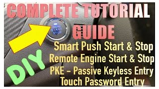 DIY StartStop Button with Passive Keyless Entry [upl. by Abana]